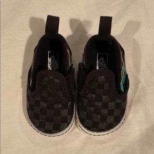Vans baby never worn slip on crib shoe size 2